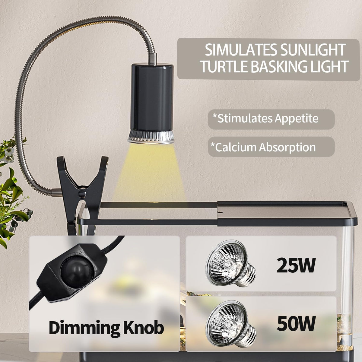 4.7 Gallon Aquatic Turtle Habitat with Basking Lamp, Filter & Platform S868082