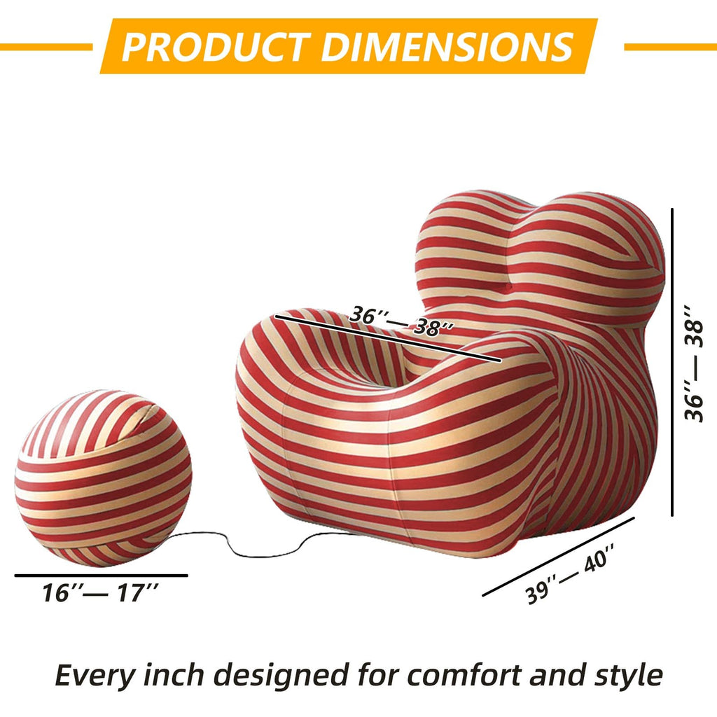 Memory Foam Bean Bag Chair with Filler Included K22503