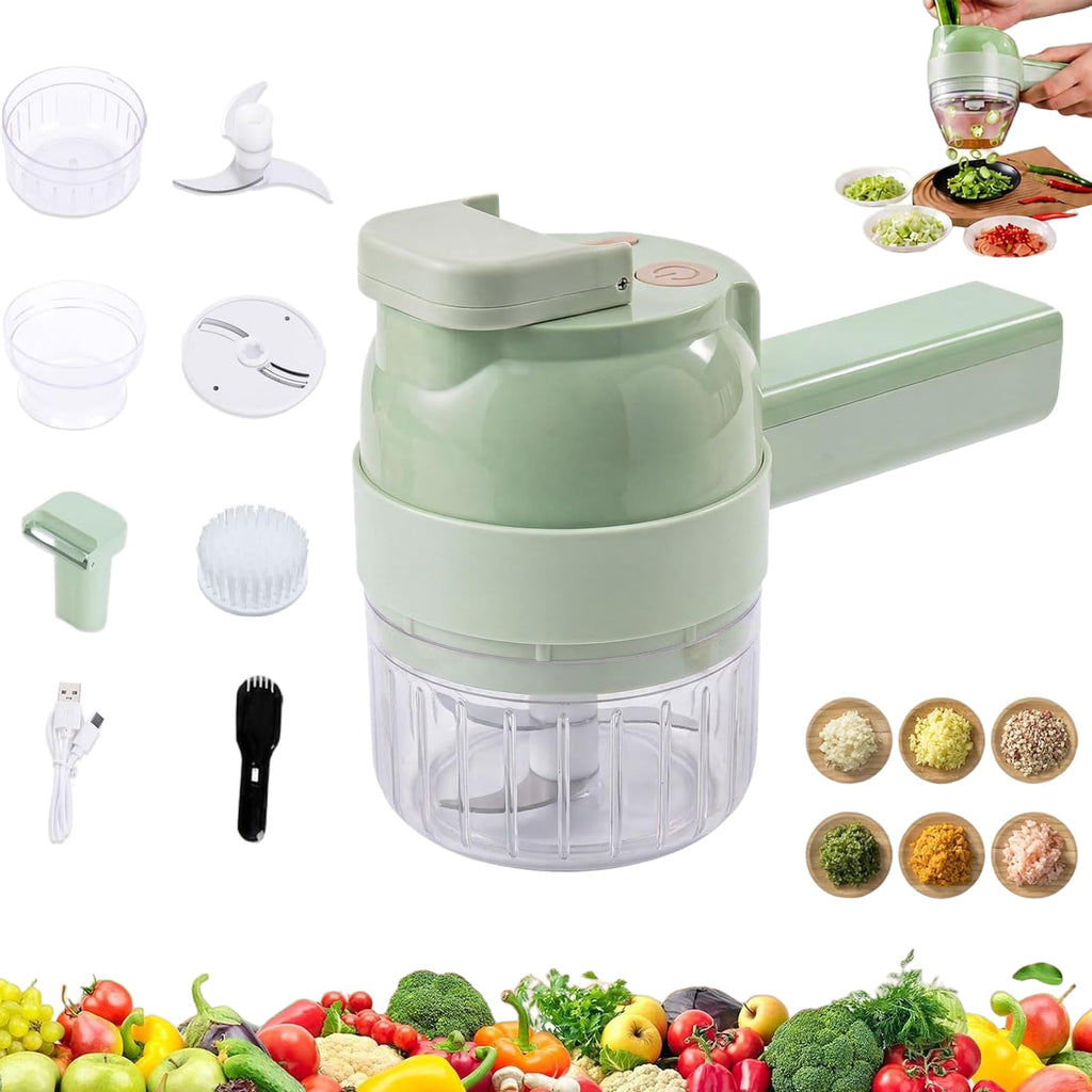 Handheld Electric Vegetable Cutter Set E996