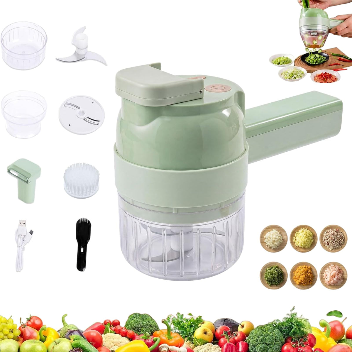 Handheld Electric Vegetable Cutter Set E996