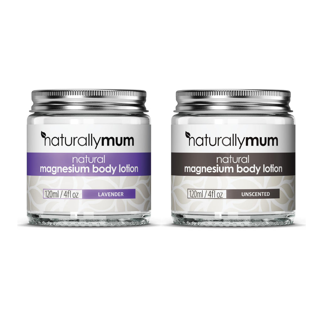 Magnesium Body Lotion Bundle Lavender & Unscented 2 x 4 fl oz M6173