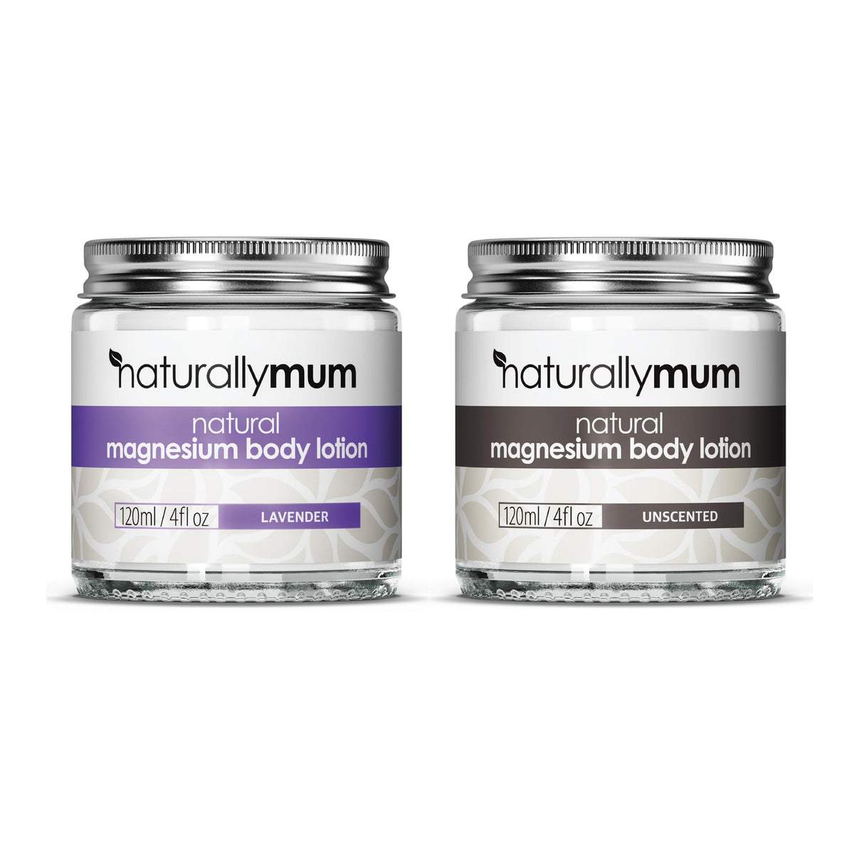 Magnesium Body Lotion Bundle Lavender & Unscented 2 x 4 fl oz M6173