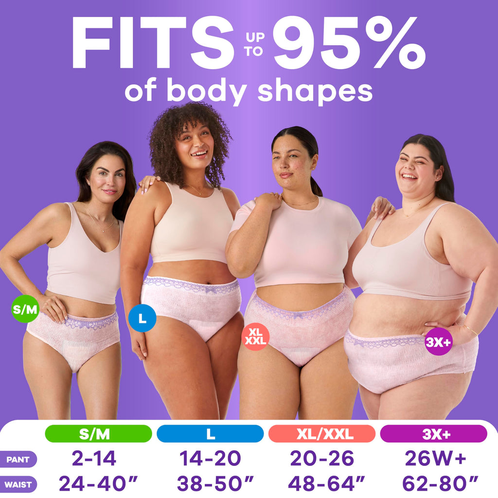 Small/Medium Incontinence Underwear, 84ct P2666