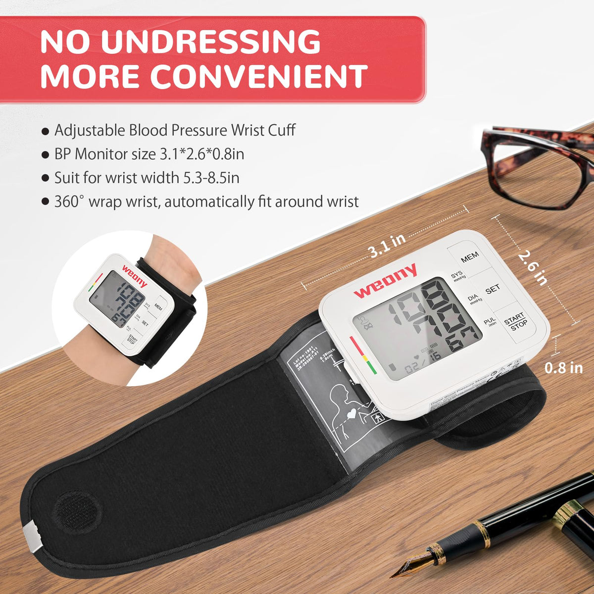 Wrist Blood Pressure Monitor H510890