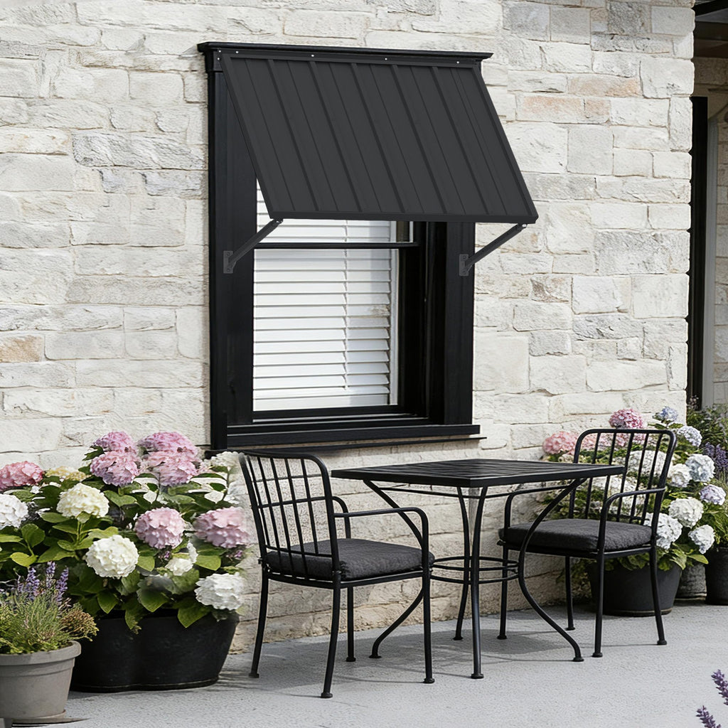 Adjustable Door Window Awning 42"W×32" T7421