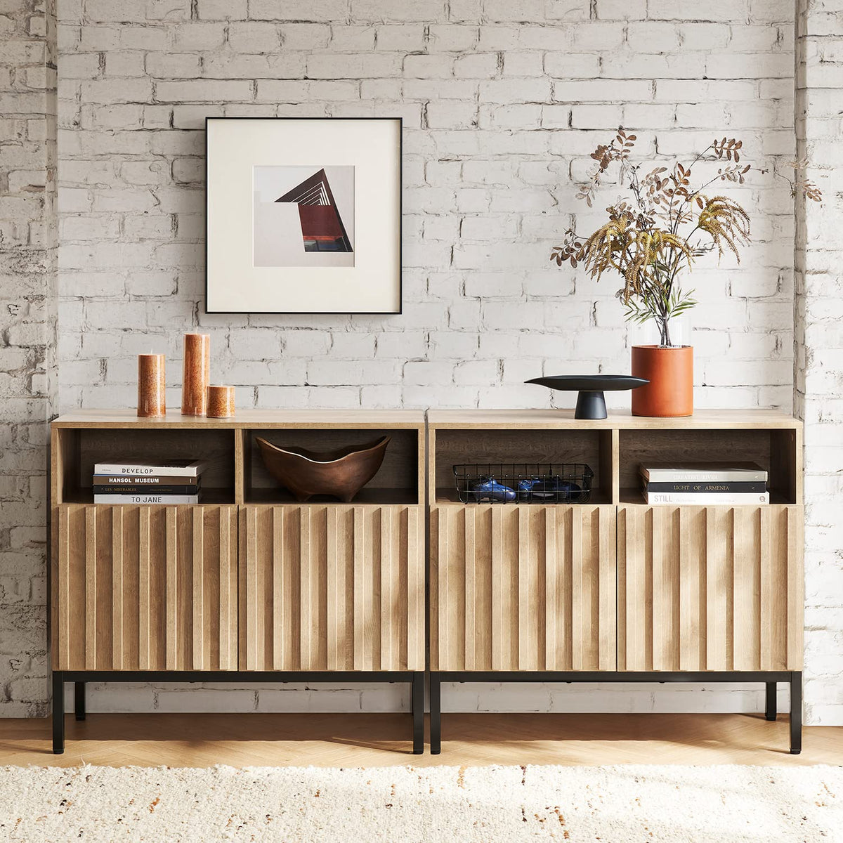 Oak Storage Cabinet Sideboard P31422