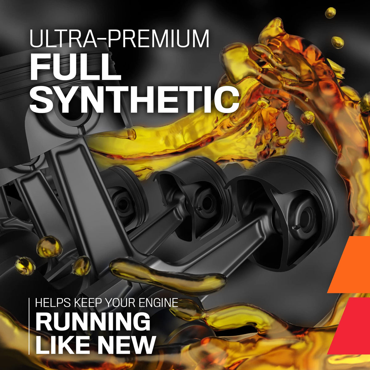 5W-20 Synthetic Engine Oil 1 Quart E8569