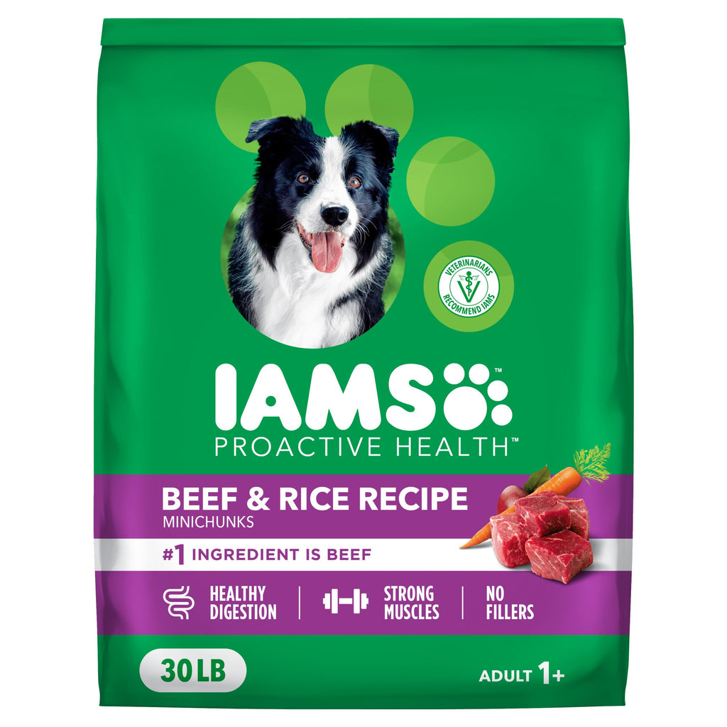 Dry Dog Food Beef & Rice 30 lb I247
