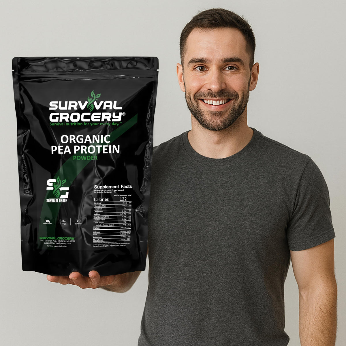 Organic Pea Protein 5 lbs. H539572