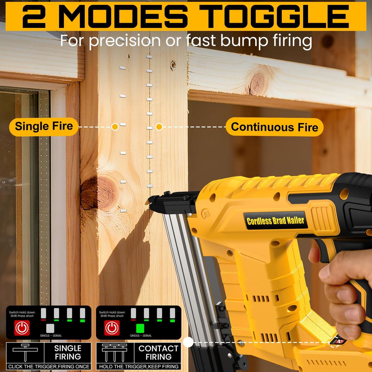 18 Gauge Cordless Brad Nailer & Staple Gun X27764