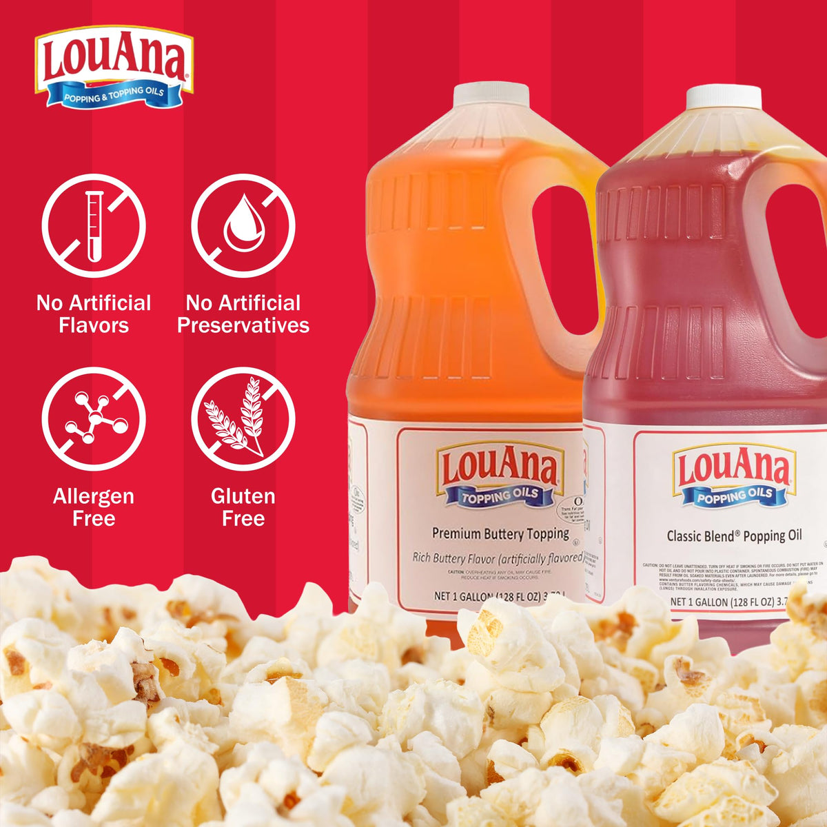 Colored Coconut Popcorn Popping Oil 35 lb V201673