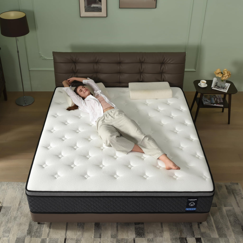 Full Size 12 Inch Hybrid Gel Memory Foam Mattress V93597
