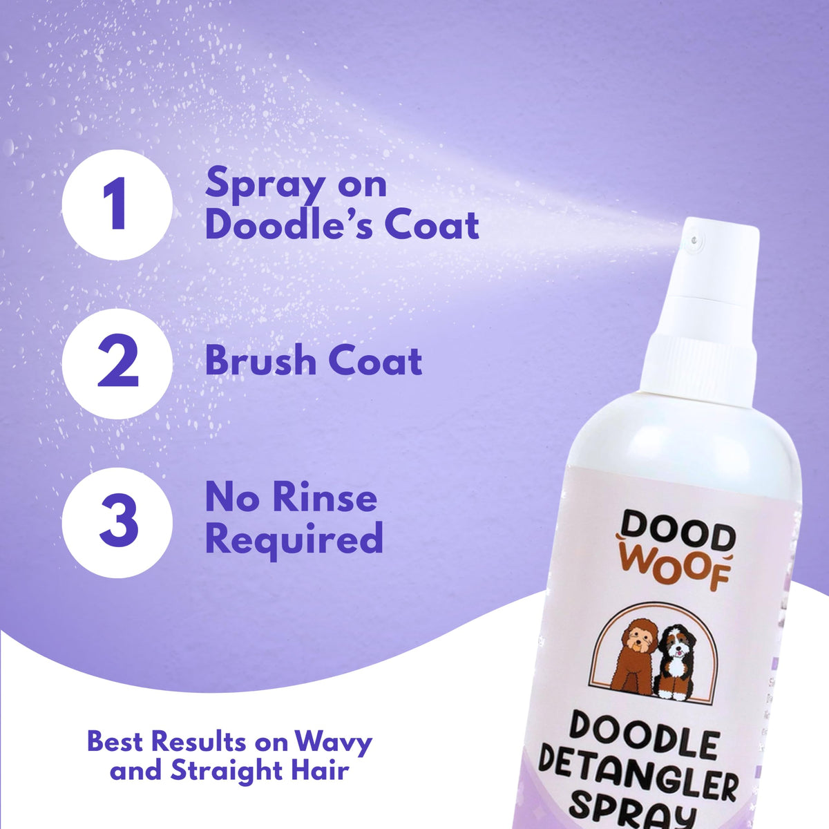 Dog Detangler Spray Leave-in Conditioner 8 oz F318