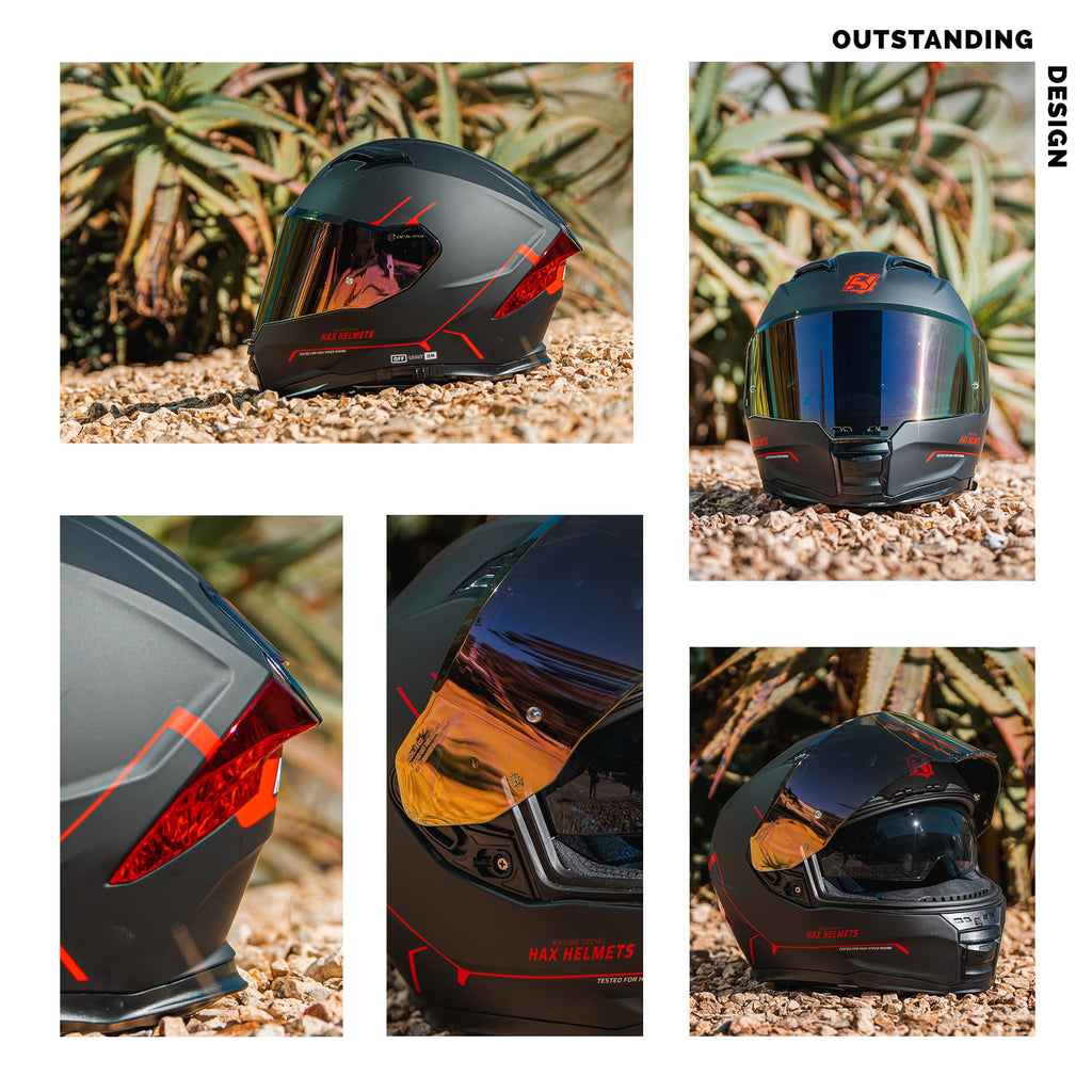 Full Face Motorcycle Helmet DOT & ECE V86715