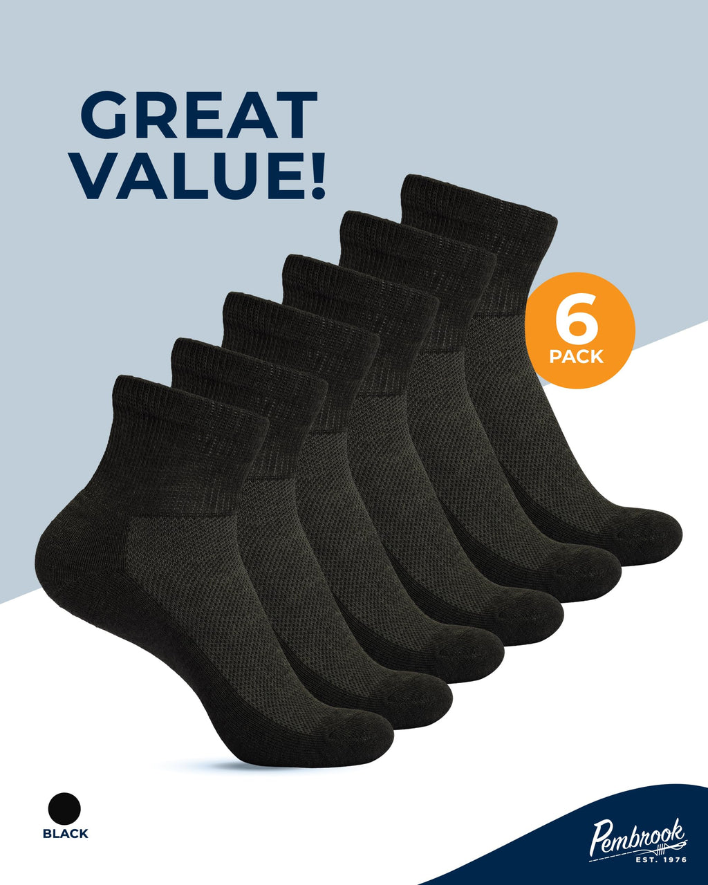 Non Binding Ankle Socks 6 Pairs R741