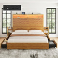 Queen Bed Frame with 4 Drawers L726