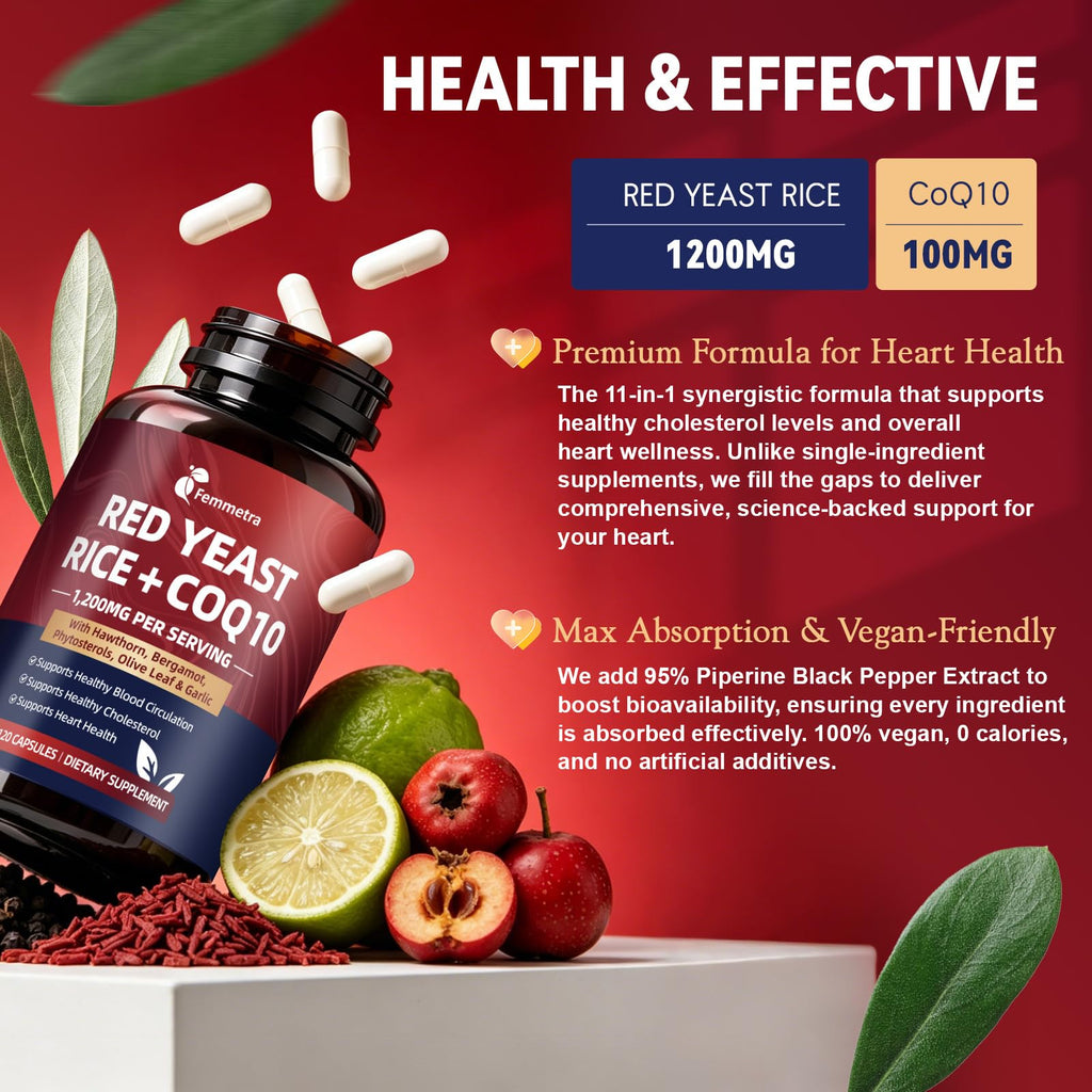 Red Yeast Rice with Coq10 120 Capsules Q488570