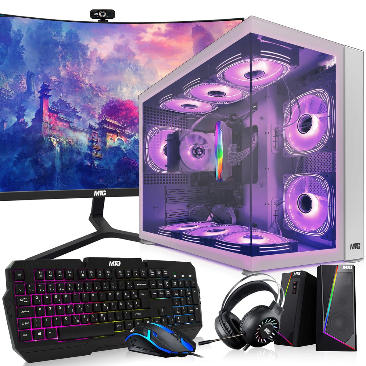 Gaming Tower PC, i5 8th Gen, 16GB RAM, 1TB Nvme A798435