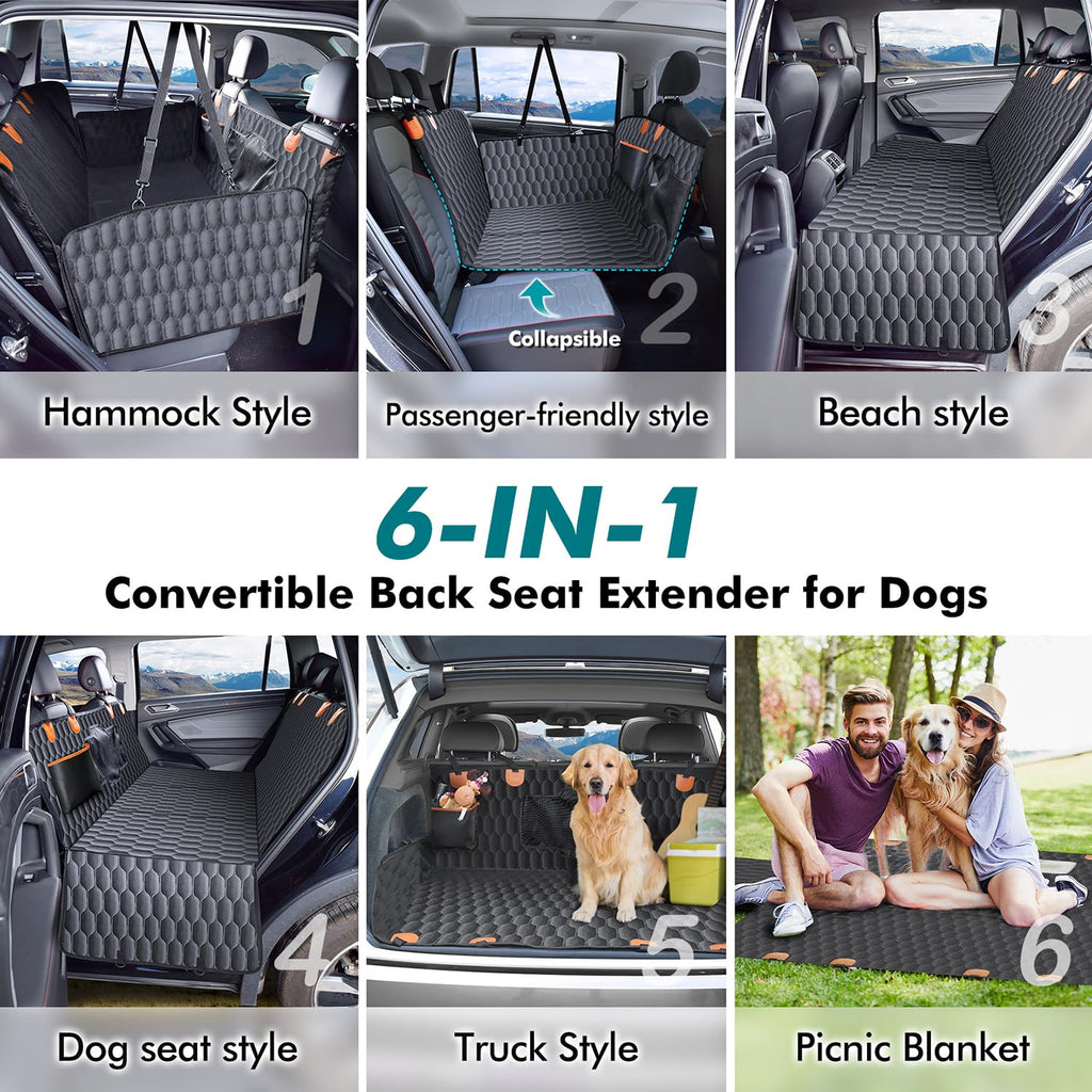 XL Waterproof Dog Back Seat Extender M524