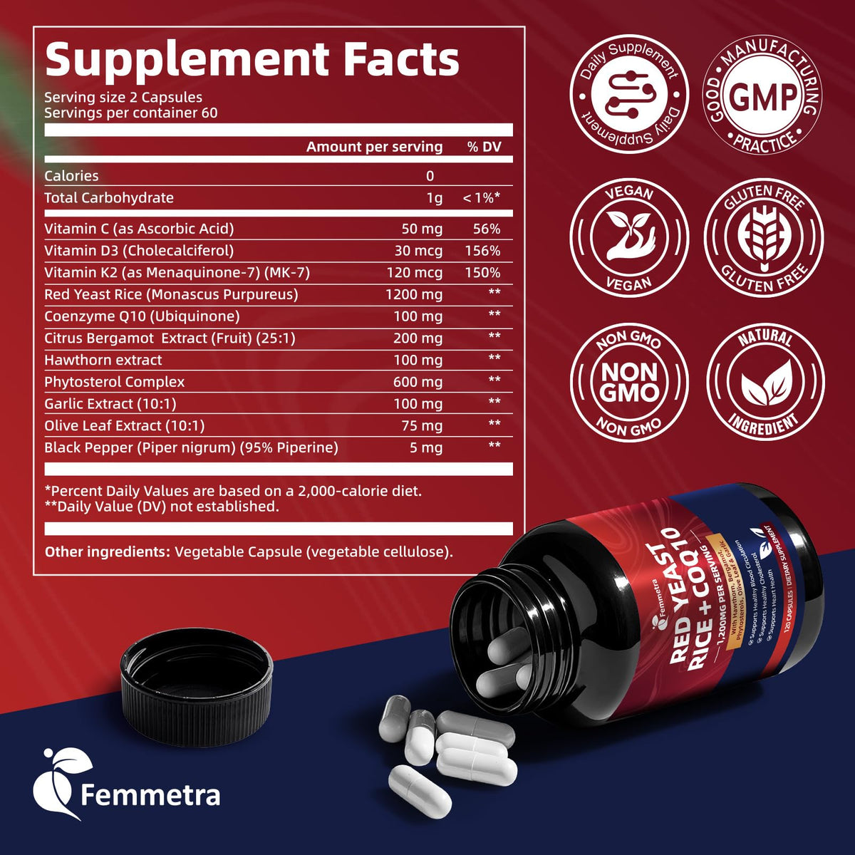 Red Yeast Rice with Coq10 120 Capsules Q488570