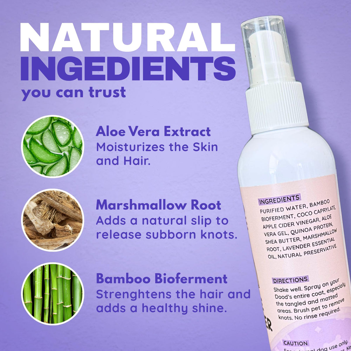 Dog Detangler Spray Leave-in Conditioner 8 oz F318