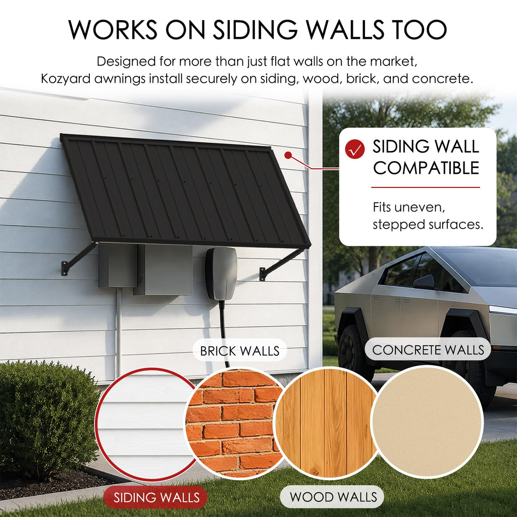 Adjustable Door Window Awning 42"W×32" T7421