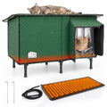 Heated Outdoor Cat House W7373