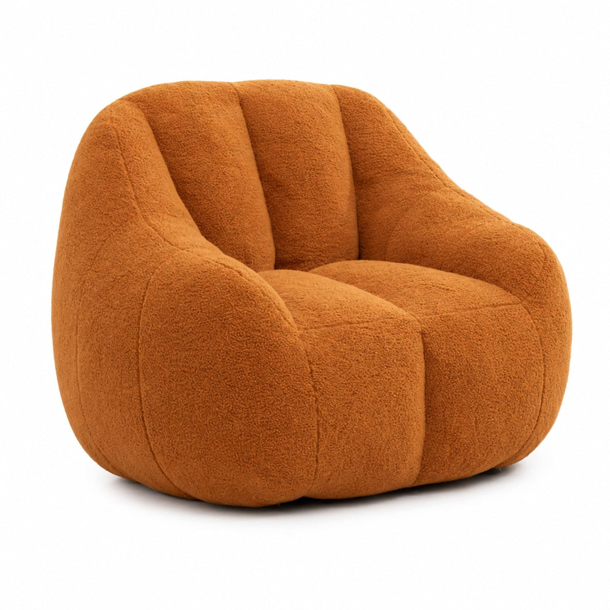 Yellow Memory Foam Bean Bag Chair E7729