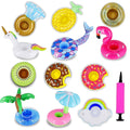 Inflatable Floating Drinking Holders, 12 Pack T1514