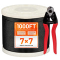 Black 1/8" Stainless Steel Cable Kit O746708