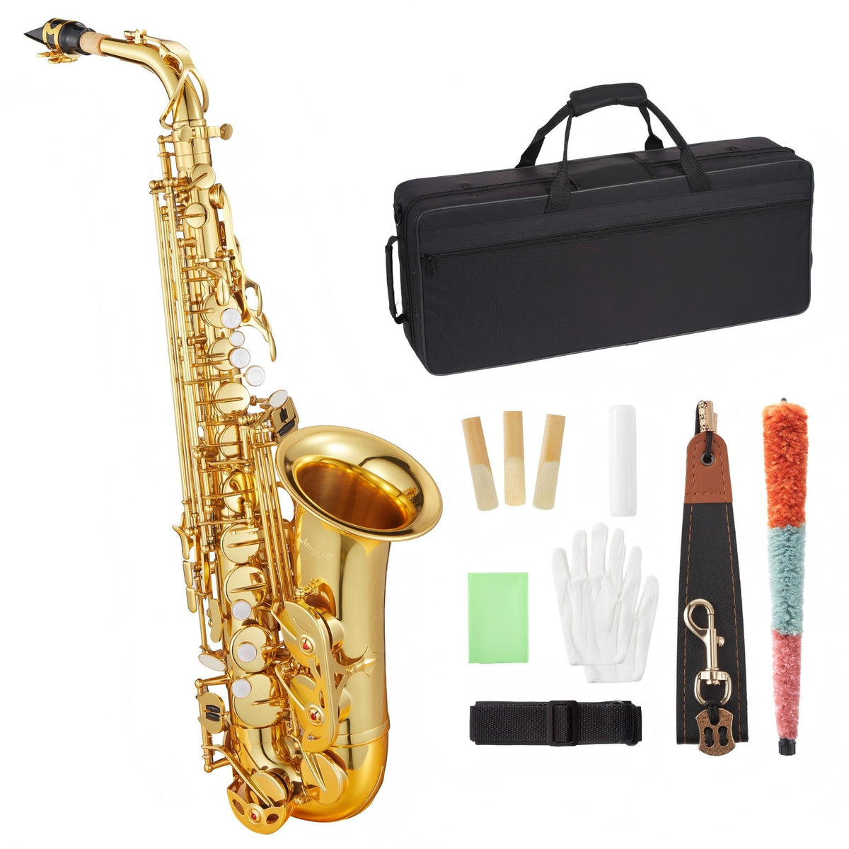 Alto Saxophone Copper Body Electroplated Gold Finish P1581