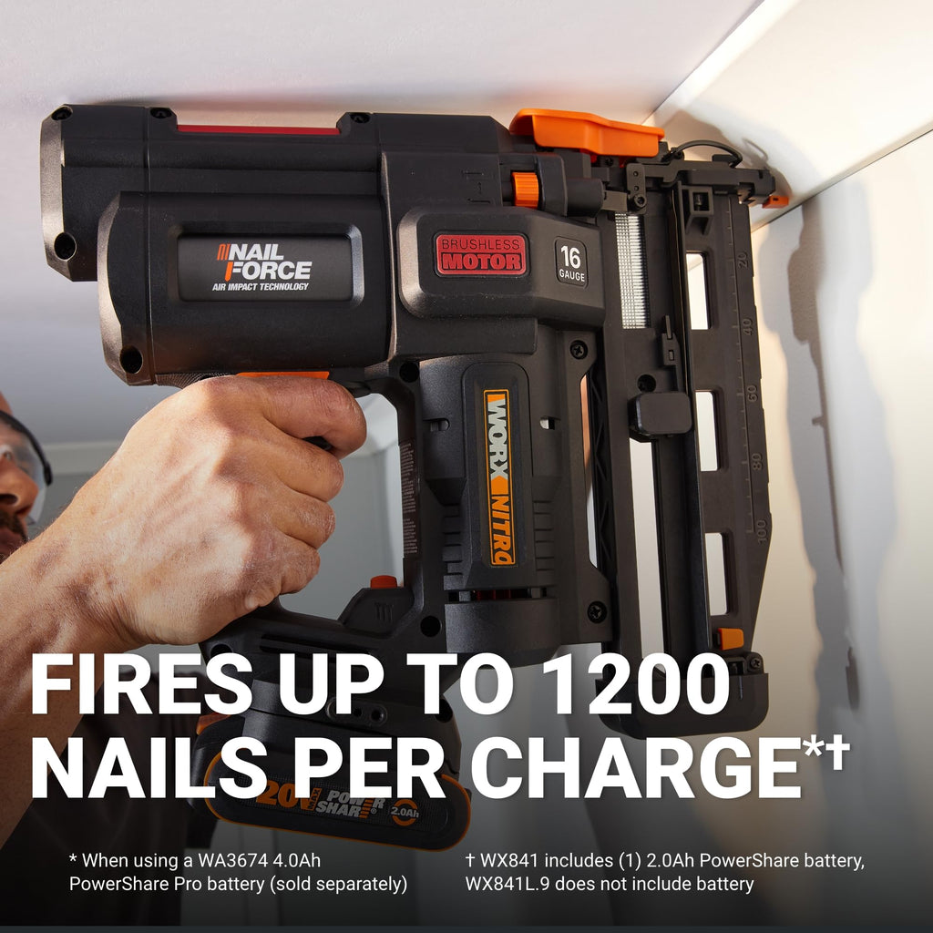 20V 16GA Cordless Finish Nailer A369