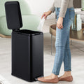 50L Stainless Steel Step Trash Can with Lid L459