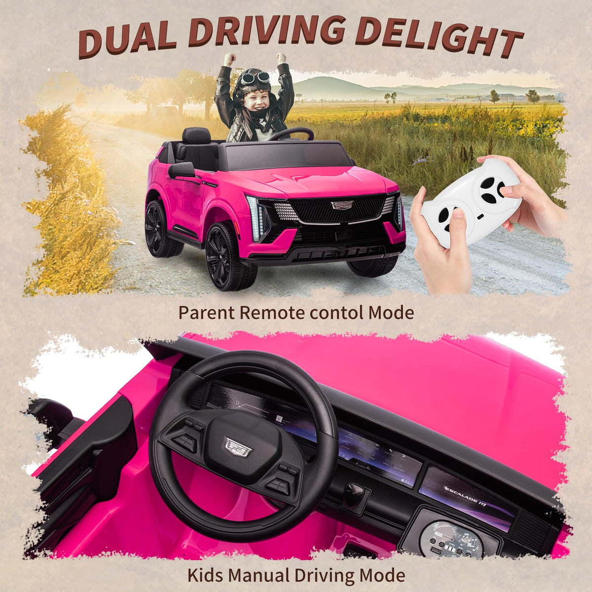24V Battery Powered Electric Ride On Car 2 Seater K980