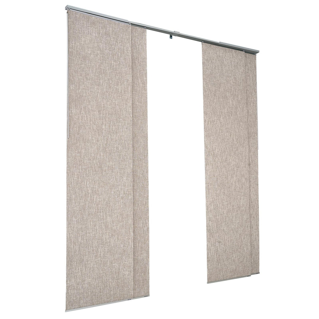 Brown Blackout Panel Track Blinds O44670