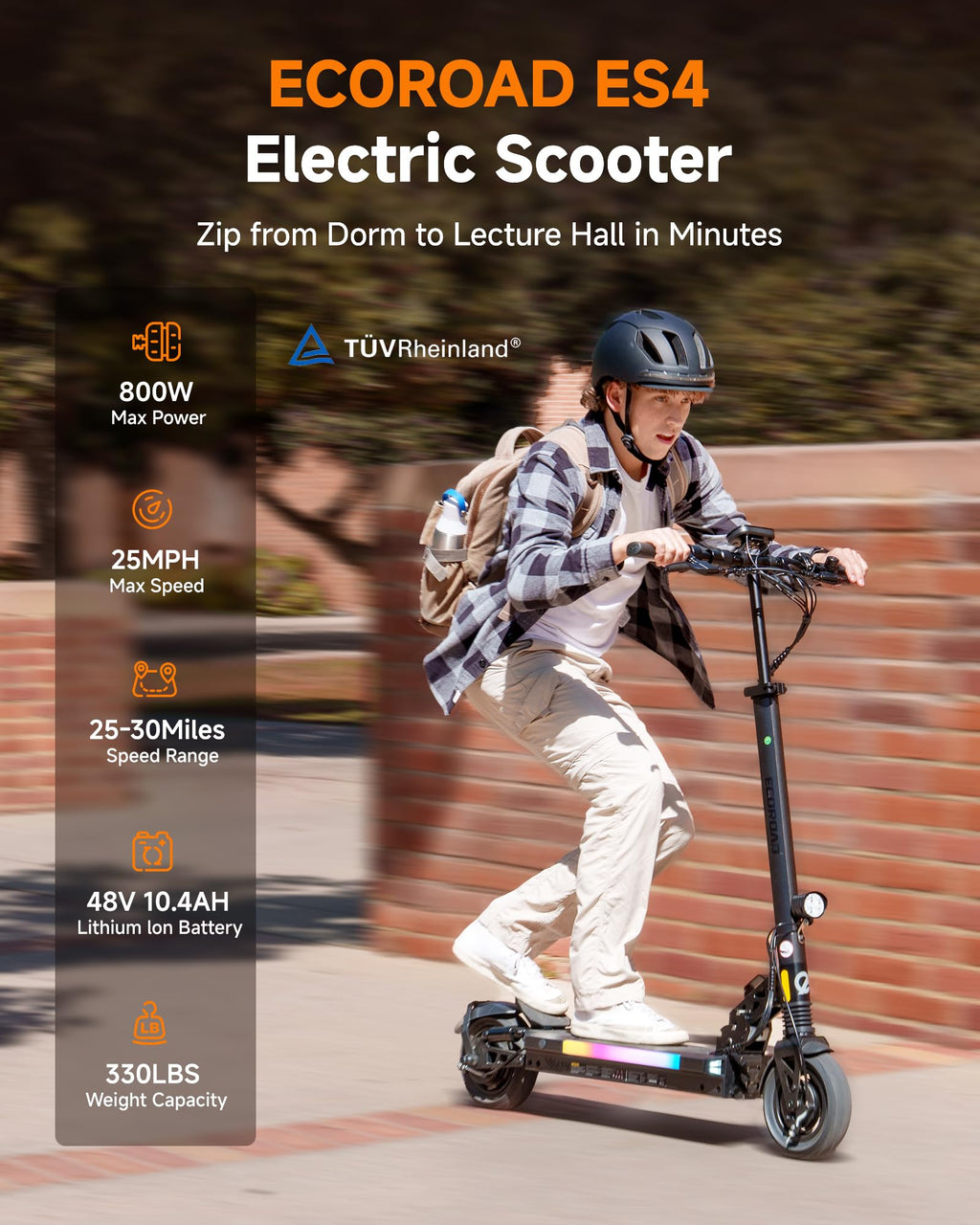 Electric Scooter 750W 25 MPH 30-35 Miles Z27745