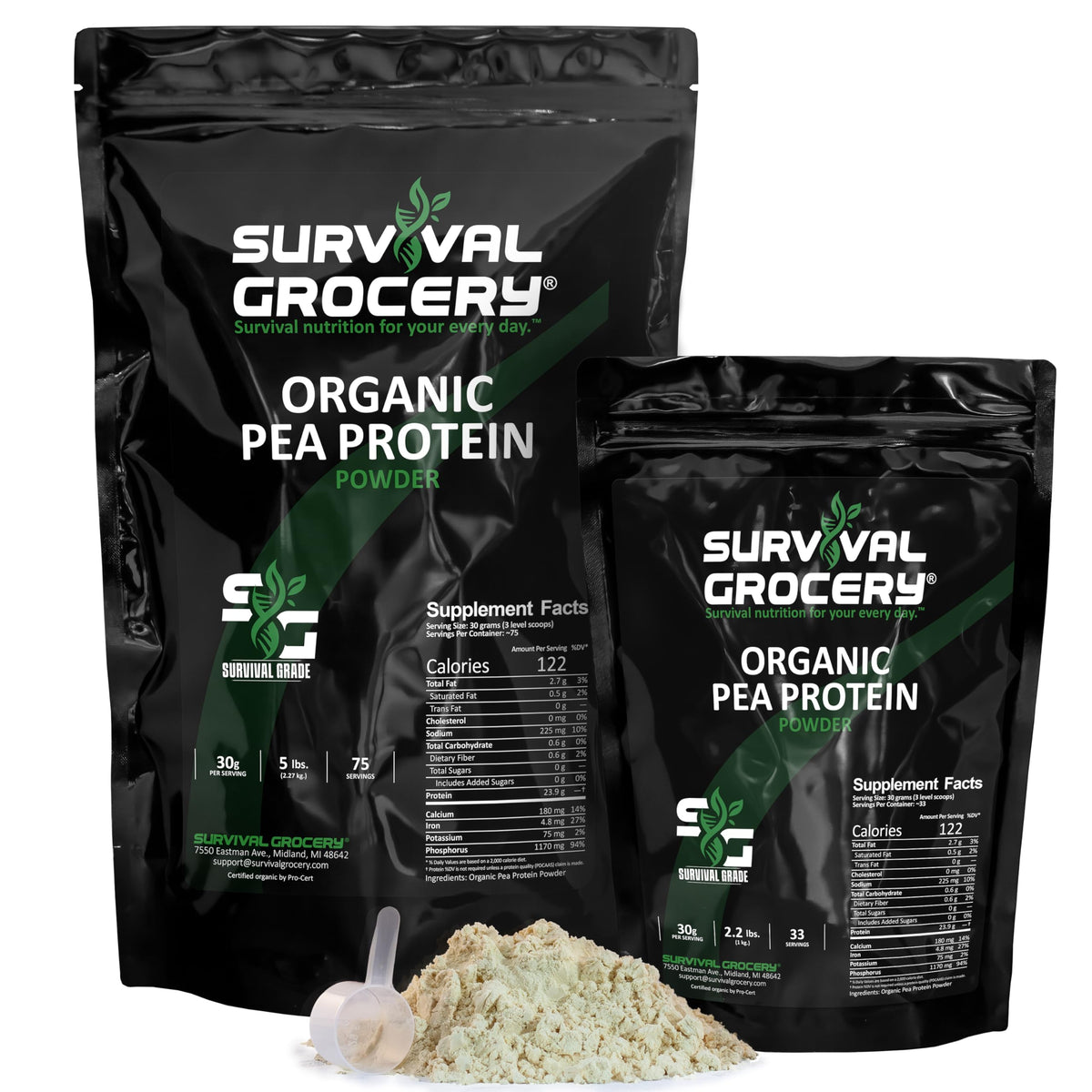 Organic Pea Protein 5 lbs. H539572