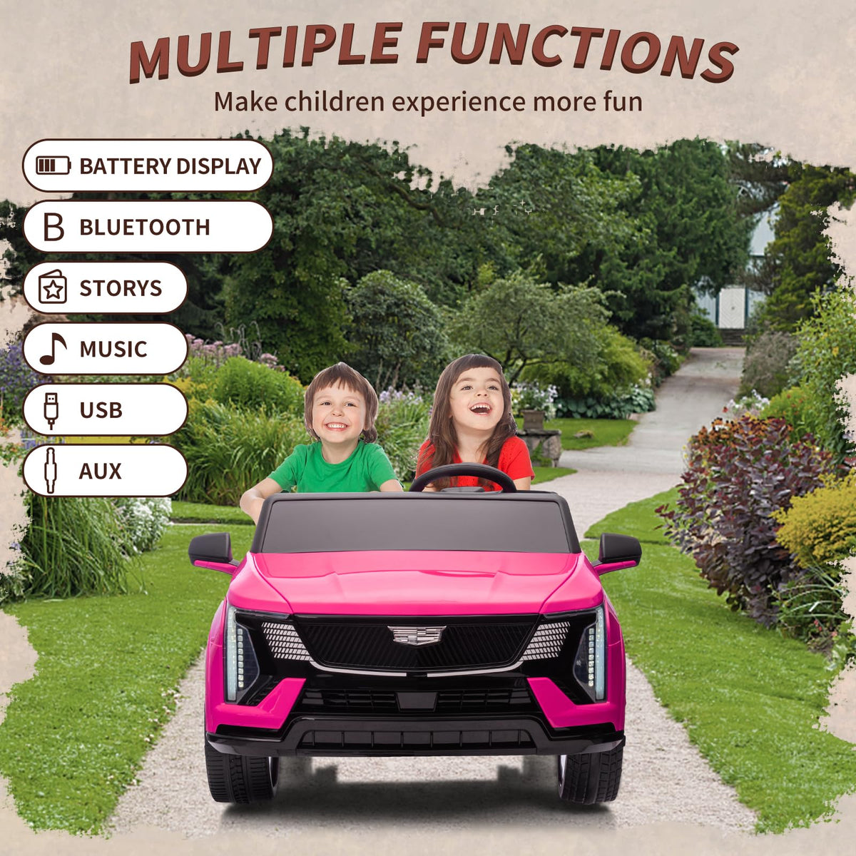 24V Battery Powered Electric Ride On Car 2 Seater K980