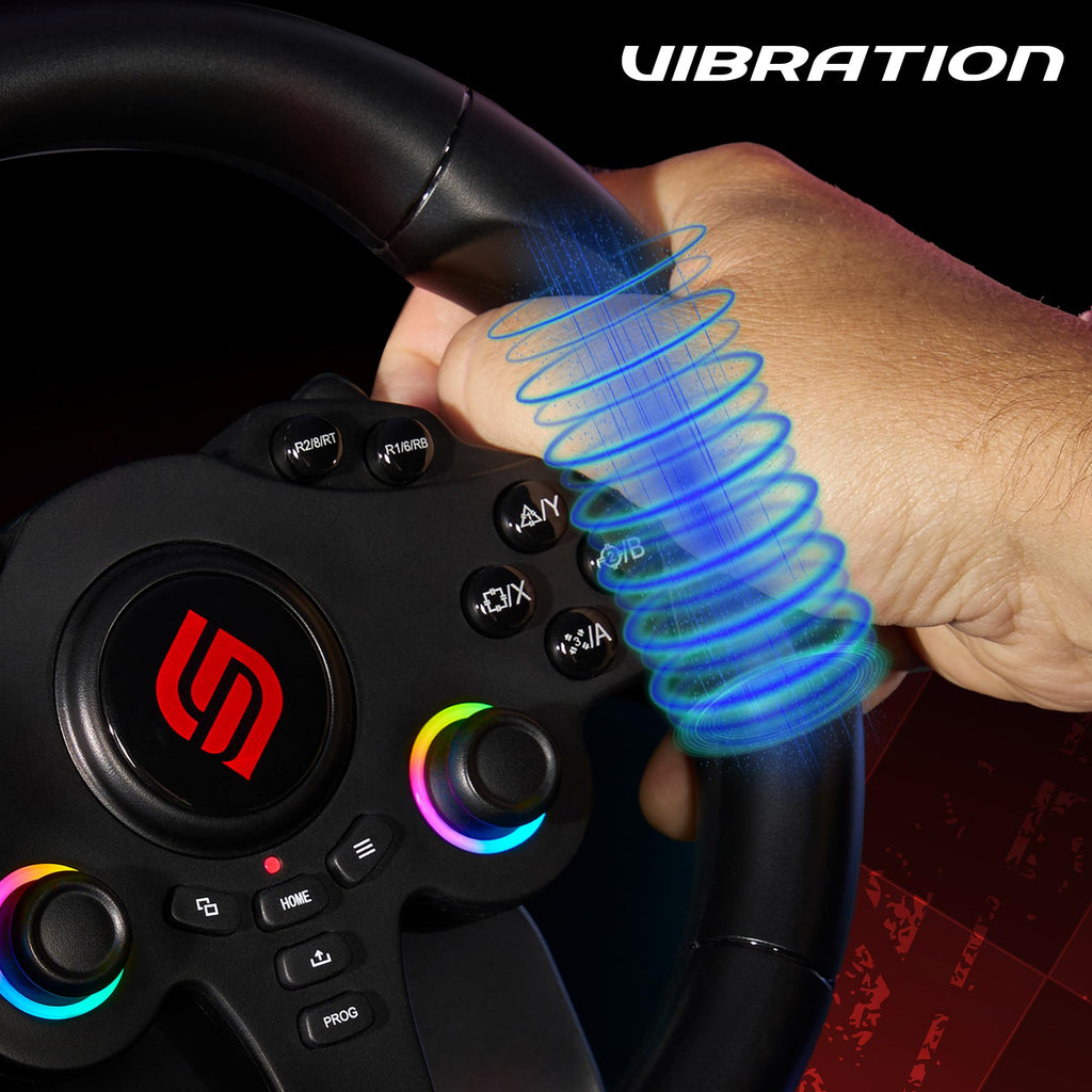 RGB Gaming Steering Wheel B7922