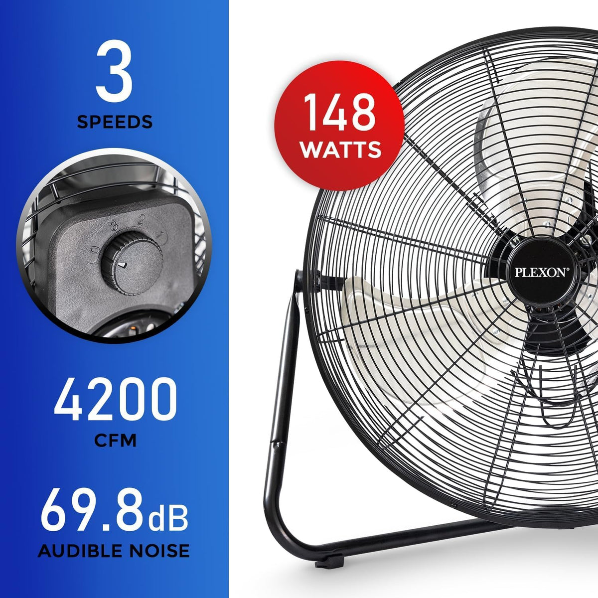 20" High Velocity Floor Fan 2 Pack G596196