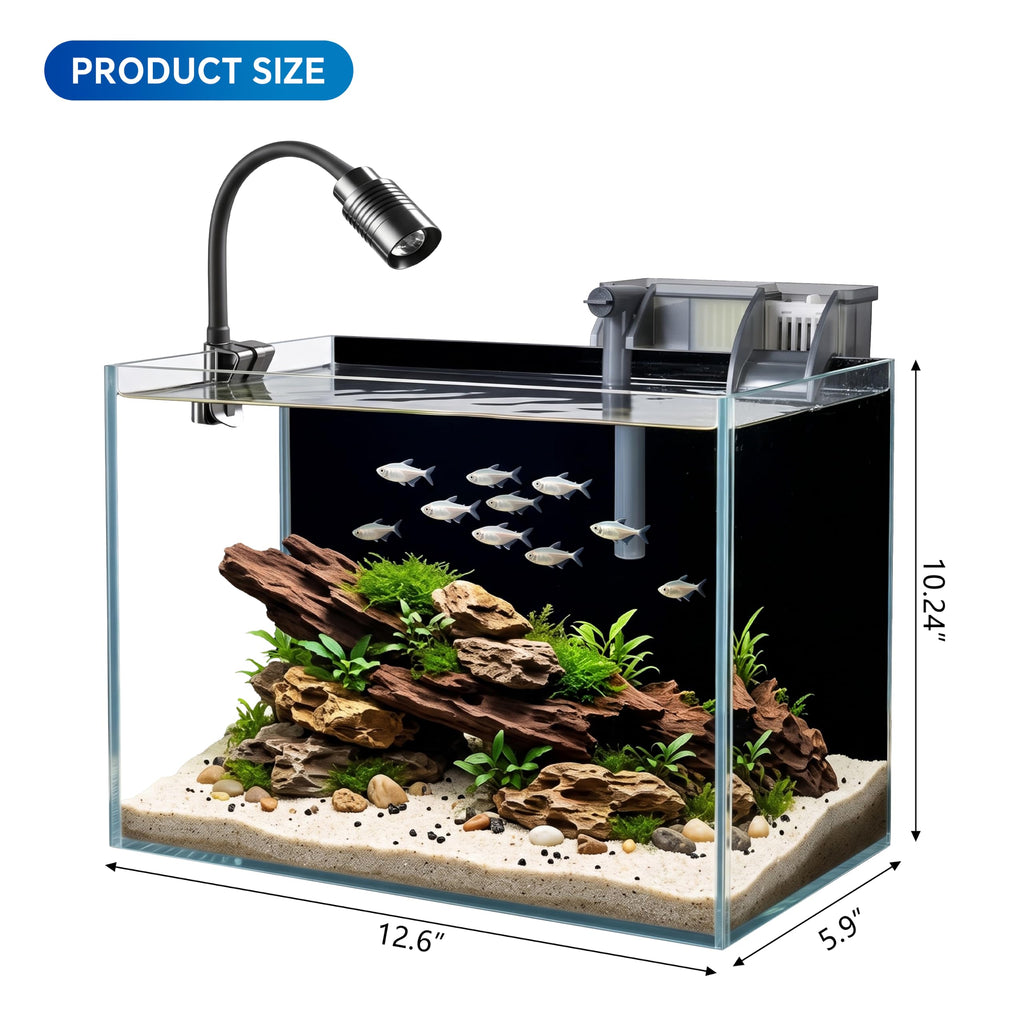 3.3 Gallon Glass Aquarium Kit H95909