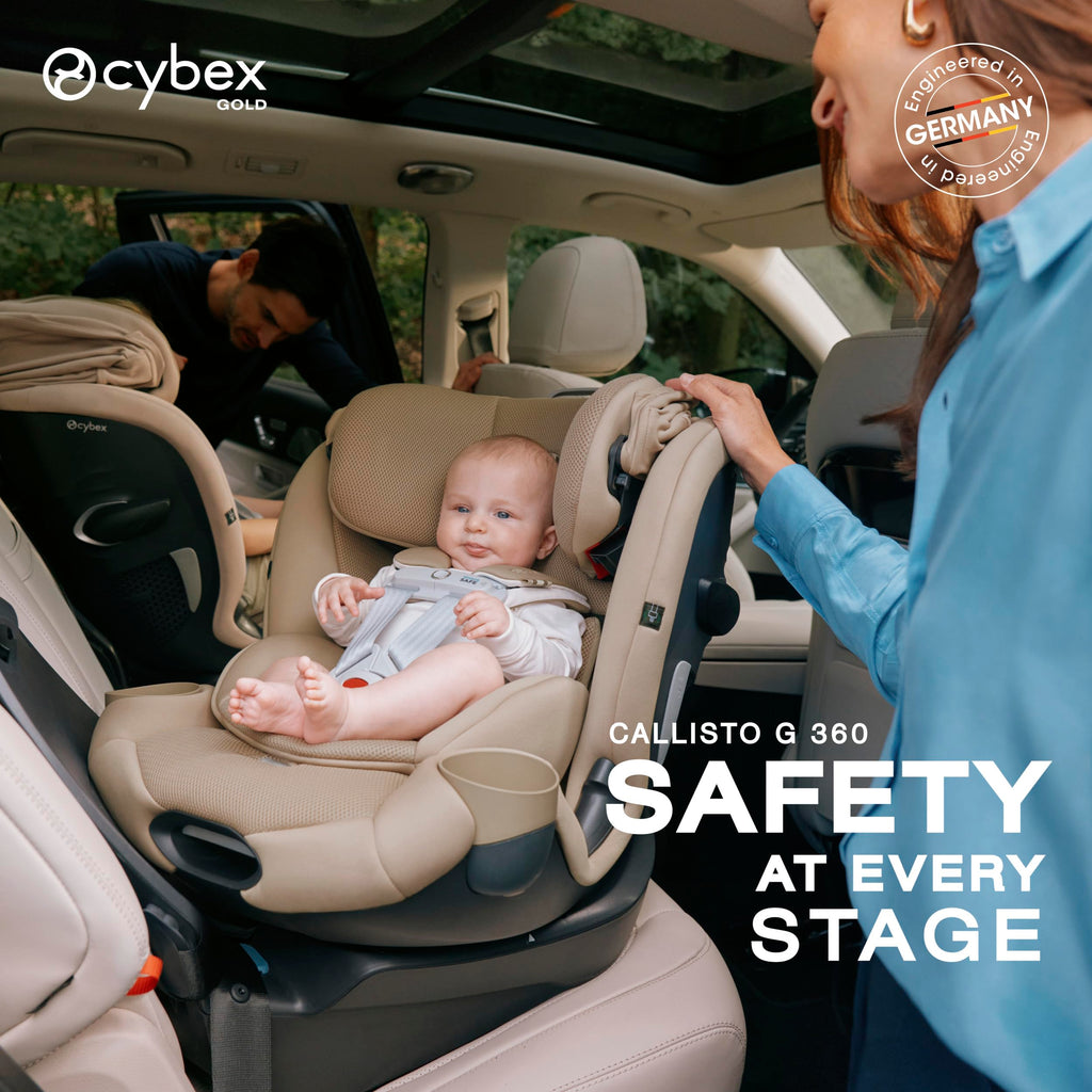 Rotating All-in-One Convertible Car Seat, Almond Beige D43120