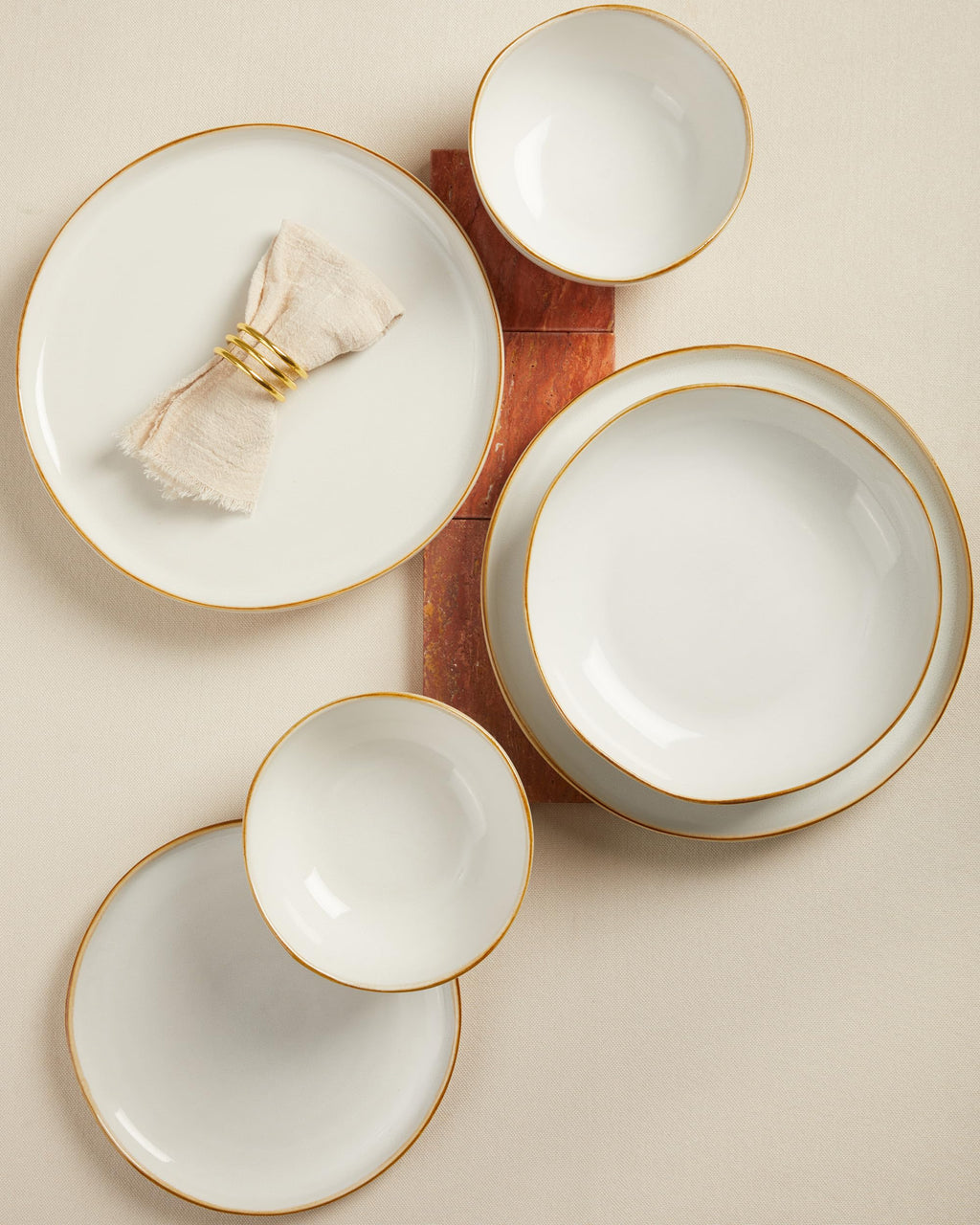 8.26" Ceramic Pasta Bowls Set of 4 H2171