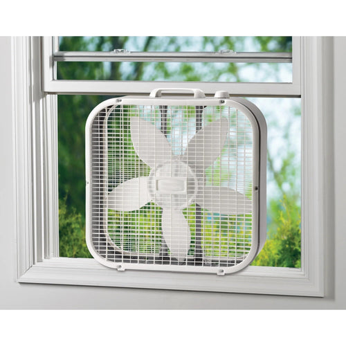 20" Classic Box Fan with 3 Speeds, White C65670