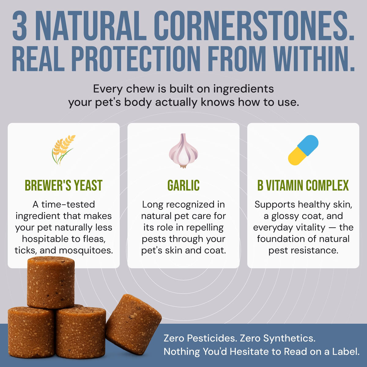Natural Flea & Tick Prevention Soft Chews Z7728