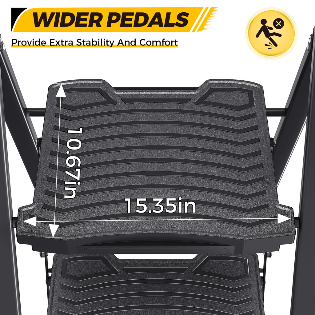 2 Folding Steel Step Ladder with Handrail C2500