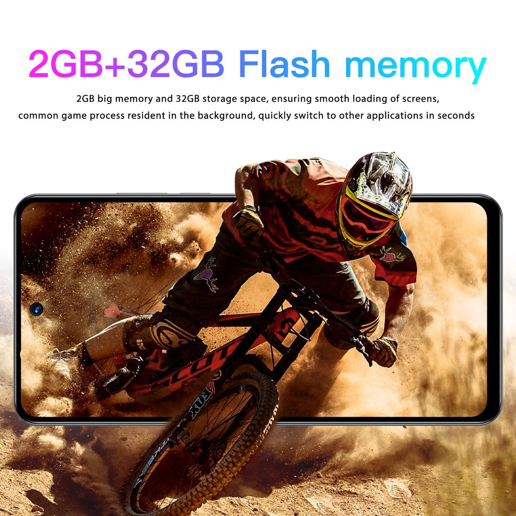 Unlocked Smartphone 6.56 inch HD Display 2GB RAM 32GB ROM Dual SIM Android Phone P39785