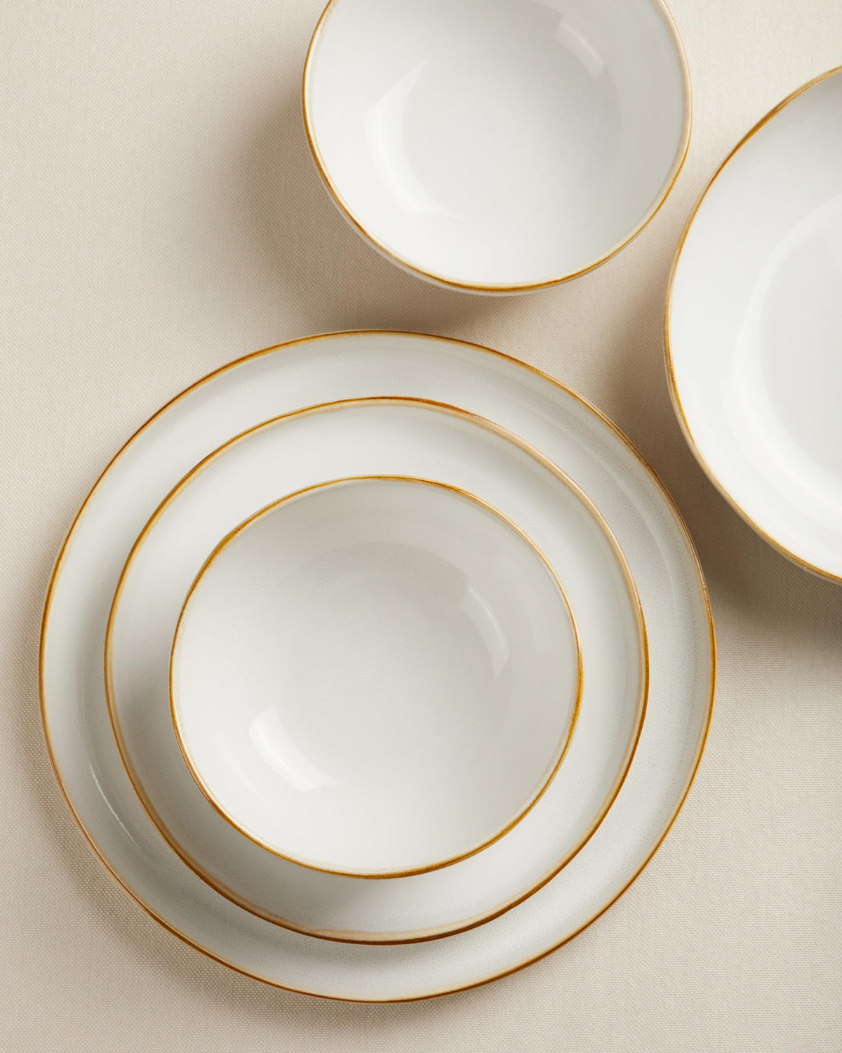 8.26" Ceramic Pasta Bowls Set of 4 H2171