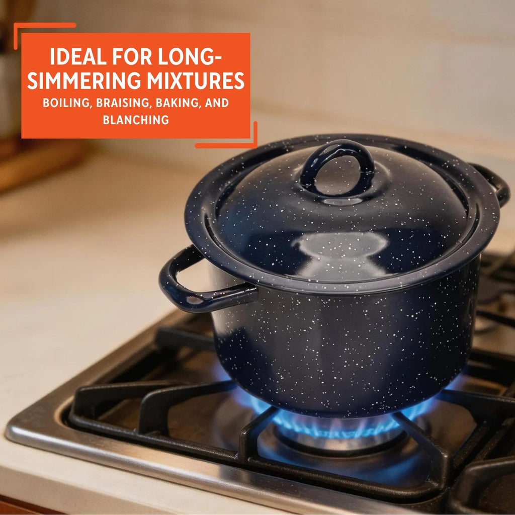 6 Qt Enamel Stock Pot U790920