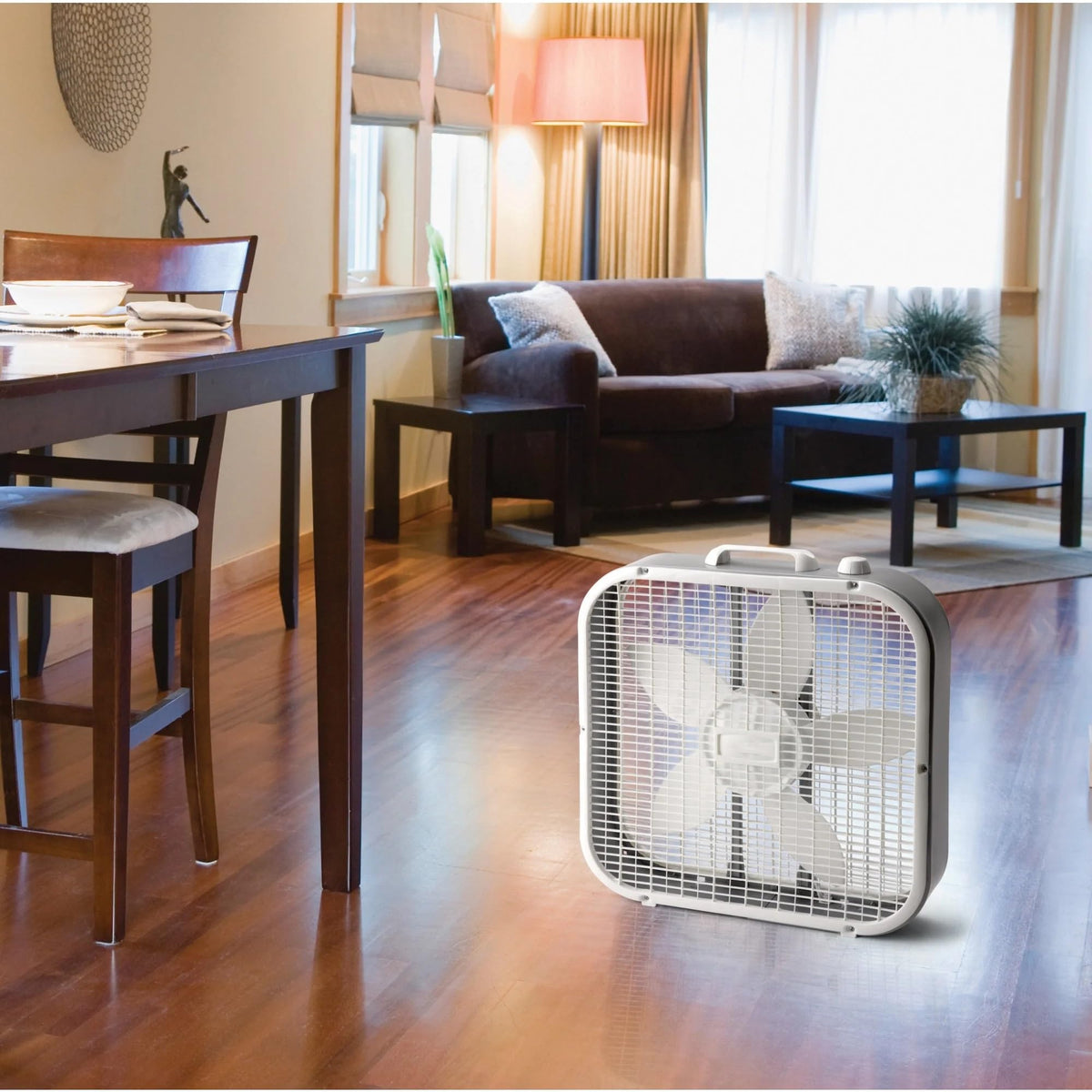 20" Classic Box Fan with 3 Speeds, White C65670